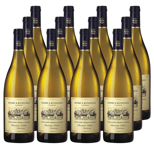 Case of 12 Rupert & Rothschild Baroness Nadine Chardonnay 75cl White Wine